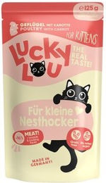Lucky Lou Nassfutter Katze Kitten Geflügel 16x125 g - 16 x 125 g – Bild 1 von 2