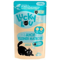 Produktbild von Lucky Lou Nassfutter Katze Kitten Geflügel und Forelle 16x125 g