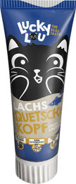 Lucky Lou Quetschkopf Lachs Paste für Katzen 75 g - 4 x 75 g – Bild 1 von 4