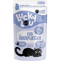 Produktbild von Lucky Lou Sterilized Katzenfutter Geflügel Stückchen in Sauce Adult Glutenfrei Light 16 x 125 g - 16 x 125 g