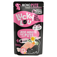 Produktbild von Lucky Lou SuperMono Katzenfutter Pute Monoprotein 125 g