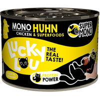 Produktbild von Lucky Lou SuperMono2 Hundefutter Huhn getreidefrei monoprotein 6x200g