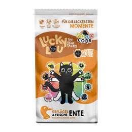 Lucky Lou Trockenfutter für Katzen Adult Geflügel und Ente getreidefrei glutenfrei 340 g - 340 g – Bild 1 von 8