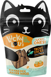 Lucky Ones Crunchy Sticks Huhn & Forelle für Katzen 50 g - 8 x 80 g – Bild 1 von 5