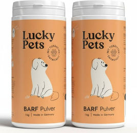 Lucky-Pet Barf Pulver Futtertopping für Hunde mit Seealgenmehl als Nahrungsergänzung für Haut, Fell, Gelenke und Knochen – Bild 1 von 4