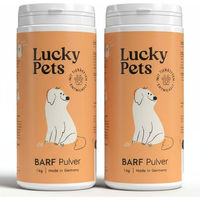 Produktbild von Lucky-Pet Barf Pulver Futtertopping für Hunde mit Seealgenmehl als Nahrungsergänzung für Haut, Fell, Gelenke und Knochen