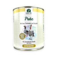 Produktbild von Lucky-Pet Hundefutter Pute mit Gans Stückchen in Sauce getreidefrei 800 g