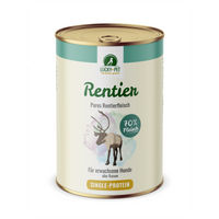 Produktbild von Lucky-Pet Hundefutter Rentierfleisch Stückchen in Sauce 800 g