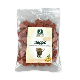 Produktbild von Lucky-Pet Kartoffel-Softies Wilder Büffel Belohnungssnack getreidefrei und hypoallergen 200 g