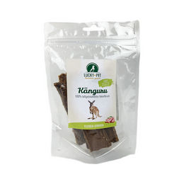 Produktbild von Lucky-Pet Natur Känguru Fleisch-Streifen Kausnack für Hunde 100 g