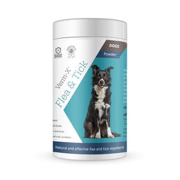 Lucky-Pet Verm-X Flea & Tick Puder gegen Flöhe und Zecken Vegan Sensitive 140 g – Bild 1 von 2