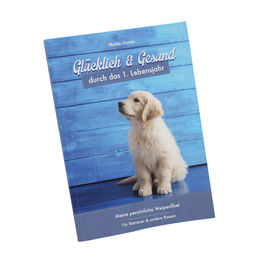 Produktbild von Lucky-Pet Welpenfibel Glücklich & Gesund buntes Papierbuch für Welpen