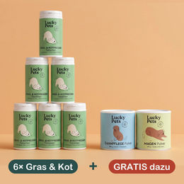 Lucky Pets Gras- und Kotfresser Tabletten für Hunde 6er Set pflanzlich – Bild 1 von 1