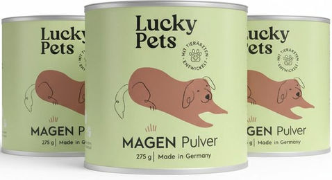 Lucky Pets Magenpulver Futtertopping für Hunde zur Magen-Darm-Unterstützung mit Ulmenrinde 1000g – Bild 1 von 2