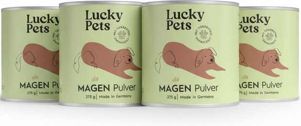 Lucky Pets Magenpulver Futtertopping für Hunde zur Magen-Darm-Unterstützung mit Ulmenrinde – Bild 1 von 2