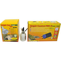 Produktbild von Lucky Reptile Bright Sun UV 70 W UVB-Kompaktlampe Jungle Komplettset Schwarz