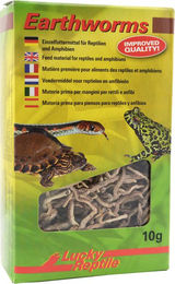 Produktbild von Lucky Reptile Earthworms für Echsen, Frösche und Axolotl 10 g
