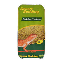 Produktbild von Lucky Reptile Lehm-Sand Bodengrund Gelb 20 l für Wüstenterrarien und Reptilien wie Bartagamen oder Leopardgeckos - 20 l
