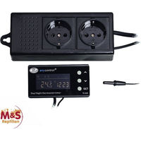 Produktbild von Lucky Reptile M&S Reptile Control V3 Terrarium-Klimasteuerung mit Thermostat und Zeitschaltuhr Schwarz