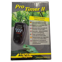 Produktbild von Lucky Reptile Pro Timer II Digitale Sekundenzeitschaltuhr mit Intervallsteuerung für Terrarien in Schwarz