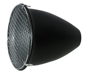 Lucky Reptile Reflektorset mit Schutzgitter für Echsen in Schwarz Mini Größe 11 cm x 11 cm – Bild 1 von 3