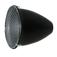 Produktbild von Lucky Reptile Reflektorset mit Schutzgitter für Echsen in Schwarz Mini Größe 11 cm x 11 cm