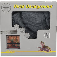 Produktbild von Lucky Reptile Rückwand Rock Background Basalt Grey aus Kunststoff 43x43 cm