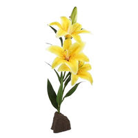 Produktbild von Lucky Reptile Scape it Easy Dekopflanze Lilie gelb 55 cm für Reptilien Terrarien
