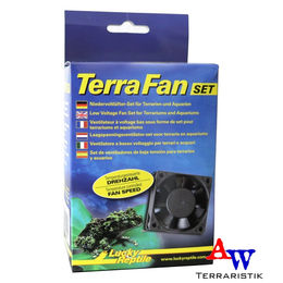 Lucky Reptile Terra Fan Terrarienlüfter-Set aus Kunststoff für Reptilien in Schwarz – Bild 1 von 8