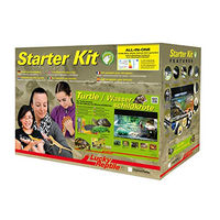 Produktbild von Lucky Reptile Terrarium Starter Kit für Wasserschildkröten 80 cm Schwarz