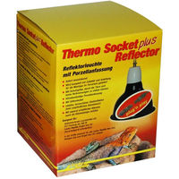 Produktbild von Lucky Reptile Thermo Socket plus Reflector PRO klein Schwarz mit Steckverbindung für Reptilien