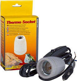 Lucky Reptile Thermo Socket Porzellanfassung E27 mit Netzkabel für Terrarien - 1 Stk. – Bild 1 von 4