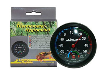 Lucky Reptile Thermometer-Hygrometer Schwarz – Bild 1 von 3