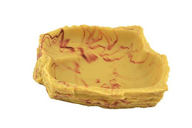 Produktbild von Lucky Reptile Wassernapf für Echsen aus Kunstharz in Beige Gelb Größe M
