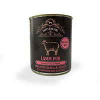 Produktbild von Lucky's Black Label Lamm pur Hundefutter Adult Stückchen in Sauce getreidefrei und hypoallergen 800g