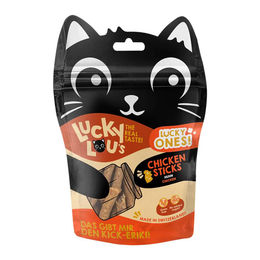 Produktbild von LuckyLou Cat Lucky Ones Crunchy Sticks Huhn 8x80g - 8 x 50 g