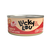 Produktbild von LuckyLou Katzenfutter Extra Food Thunfisch Filets in Soße 18x70g