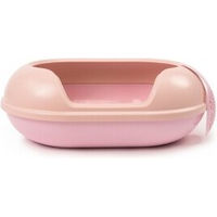 Produktbild von LucyBalu ARENA Katzenklo XXL Top-Entry Katzen WC aus Kunststoff in Lila/Rosa mit Streuschaufel