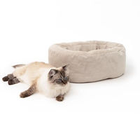 Produktbild von LucyBalu Dinghy Katzenbett aus Cord in Beige waschbar
