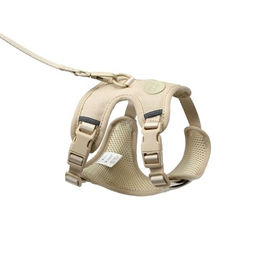LucyBalu Explorer Katzengeschirr mit Leine und AirTag Fach Sand M/L – Bild 1 von 7