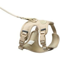 Produktbild von LucyBalu EXPLORER Katzengeschirr mit Leine und AirTag Fach Sand XS/S