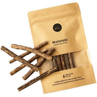 Produktbild von LucyBalu Matatabi Sticks für Katzen zur Zahnpflege aus Naturholz 6-teilig