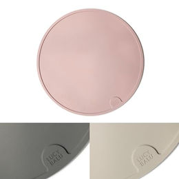 LucyBalu Napfunterlage für Katzen aus Silikon rund in Rosa oder Lila – Bild 1 von 9