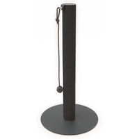 Produktbild von LucyBalu PAPERPOLE Kratzäule für Katzen aus Papier freistehend Schwarz