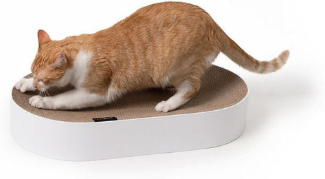 LucyBalu SCRATCHBED Katzen Kratzbrett XXL aus Wellpappe in Natur – Bild 1 von 11
