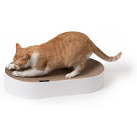 Produktbild von LucyBalu SCRATCHBED Katzen Kratzbrett XXL aus Wellpappe in Natur