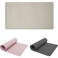 Produktbild von LucyBalu SQUARE Katzen Napfunterlage aus Silikon Beige Größe S - 50 cm