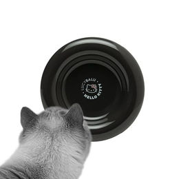 LucyBalu X Hello Kitty DROP Katzennapf aus Porzellan erhöht Schwarz – Bild 1 von 7