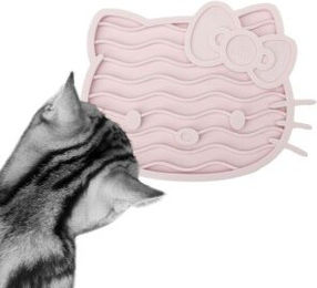 LucyBalu ZENCAT Schleckmatte für Katzen Hello Kitty Edition aus Silikon rosa – Bild 1 von 10