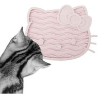Produktbild von LucyBalu ZENCAT Schleckmatte für Katzen Hello Kitty Edition aus Silikon rosa